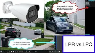 Automatic License Plate Recognition Camera Performs License Plate Capture