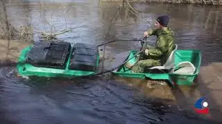 Тест-драйв Вездеходов Пелец и Ростин р. Морье Ленобласть