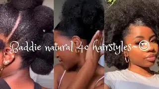 Beautiful hairstyles for 4C hair girls🤎 2022