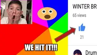 WE HIT IT!!!!!
