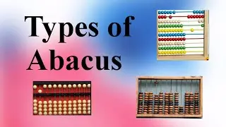 Types Of Abacus 🧮