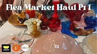 Flea market haul for resale part 1 (what did I find in 30 min of shopping)