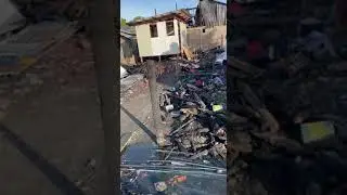 Aftermath sa sunog sa Purok 4 RTR Agusan del Norte
