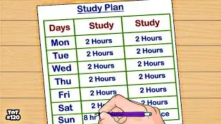 HOW TO CREATE A STUDY SCHEDULE | TOT#120 | TIPS O TIPS