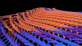Knitting Effect Unreal Engine 5.4 Motion Design #ue5 #motiondesign   #mograph #UnrealEngine #UE5