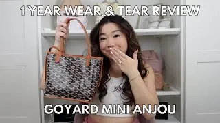 1 YEAR REVIEW: GOYARD MINI ANJOU | IS IT TOO TRENDY ??