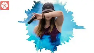 INK SPLATTER PHOTO EDITING WITH #KINEMASTER  #KINEMASTERTUTORIAL #SHON_CREATION