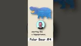 Part-4 "Polar Bear, Polar Bear, What Do You Hear?" #SHORTS  - しろくまくん なにがきこえる？ - ブライアン先生の英語絵本読み聞かせ