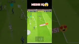 OMG😱 MESSI IQ😍🔥 #efootball #pesmobile #pes #shorts