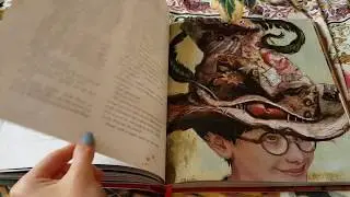 ASMR Page Turning | Illustrated Harry Potter and the Philosophers Stone