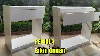 Terus belajar,Membuat Meja Laci | Kerajinan Kayu
