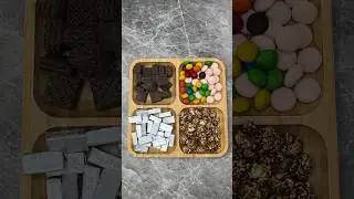Filling platter with sweets