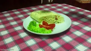 необычный способ приготовления омлета))