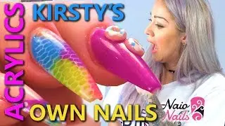 Part 1 - Kirsty Meakin does her own nails - Acrylic Set