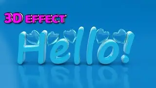 How To Create a 3D Text Effect - Filmora Tutorial