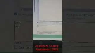 Accenture Coding Assessment || Accenture 2023 || Coding Assessment