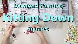 Diamond Painting Kitting Down - Squares