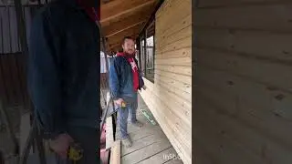 Обшиваем сыроварню имитацией бруса