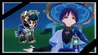 Pony Town - Genshin Impact character tutorial 17 [Wanderer]