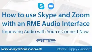 How to use Skype and Zoom with an RME Audio Interface: Improving Audio with Source Connect Now