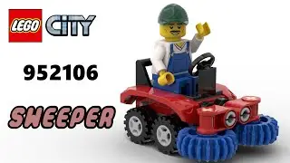 LEGO 952106 STREET SWEEEPER | LEGO City Magazine Gift Virtual Build