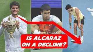 Is Alcaraz on a decline after losing in Australian Open 2024?