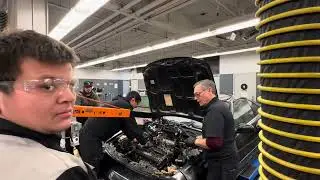 Part 2  Replacing b18b engine to b20b to an Acura integra LS 1994 Automatic transmission