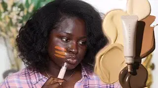 *New* Fenty Beauty Bright Fix Concealer On Deep Dark Oily Skin - These shades though🧐 | Ohemaa