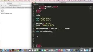 PHP Tutorial for beginners #10  Using STRINGS in PHP
