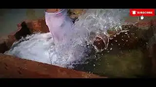 Tubewell Swimming in Village | Desi Boys Swimming in Tubewell | Village Life Pakistan | 