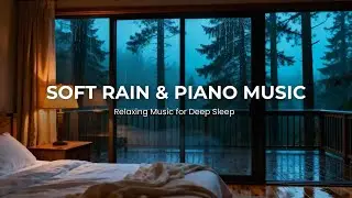 Peaceful Dreams 🌙 Relaxing Piano Rain Music for Restful Night Sleep | Zenith Melody