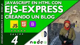 Cómo usar EJS Express 🚀  JS en HTML | Tags | Layouts ✅ Bootstrap | Creando un blog 😎