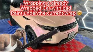 Range Rover wrapped in Rough Dream Powder (Firmamentwrapz material )