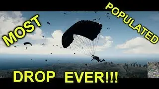 PUBG: Most populated drop zone ever