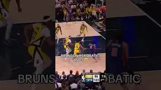 JB with the AND1 circus 🎪 finish #nba #Knicks #jalenbrunson
