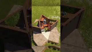 STARTER STAGE. Base with CHEATER PEEK - rust base design