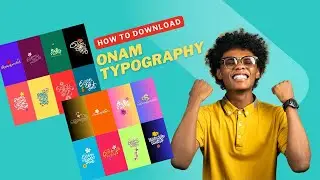Onam 🌼 Malayalam Typography | Download #malayalamtypography
