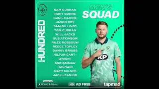 Hundred Cricket League Squad | Hundred league Team and Squad |