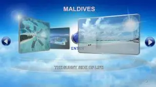 3D Interactive Presentation - Maldives Scenery