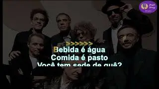 Titãs -  Comida  (Karaoke alta qualidade)