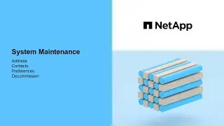 NetApp Support Site - System Maintenance