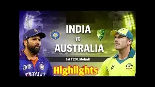 India vs Australia 1st T20 Match Full Highlights 2022 |