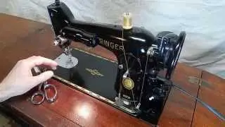 Singer 201-2 Demonstration to show full function and condition