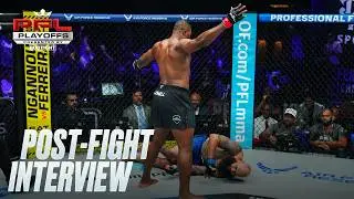 Maxwell Djantou Nana Post Fight Interview | PFL 9, 2024 #PFLDC