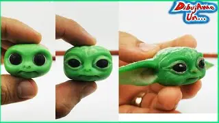 Como hacer BABY YODA Escultura Tutorial | HOW TO BABY YODA in clay DIY Star Wars The Mandalorian