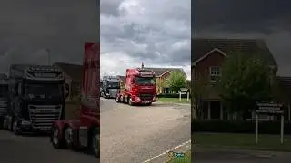 DAF XF three times - Truckfest leave sounds horns and pippes 
