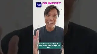New 3D IMPORT in After Effects 2023! Useful for VFX Compositing? 