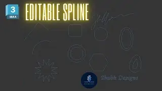 Day 4: Editable Spline in 3ds Max: Complete Guide with Shortcuts and Tricks |#hindi #3d #3dsmax