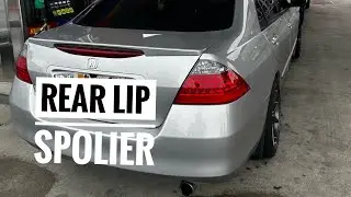 7th Gen Honda Accord Trunk Lip Spolier Install
