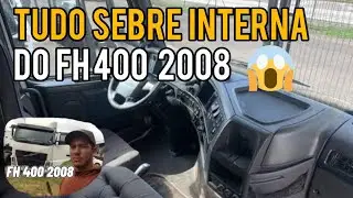 Showing every detail of the 2008 FH 400 interior.